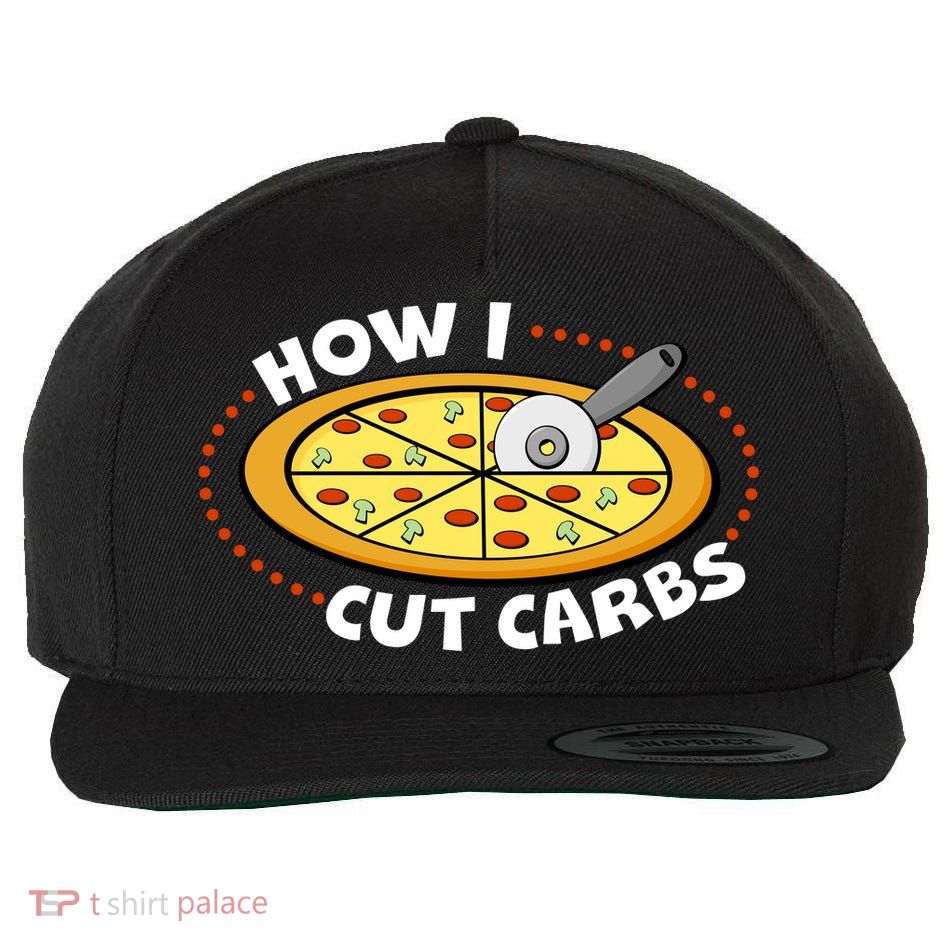 How I Cute Carbs Wool Snapback Cap