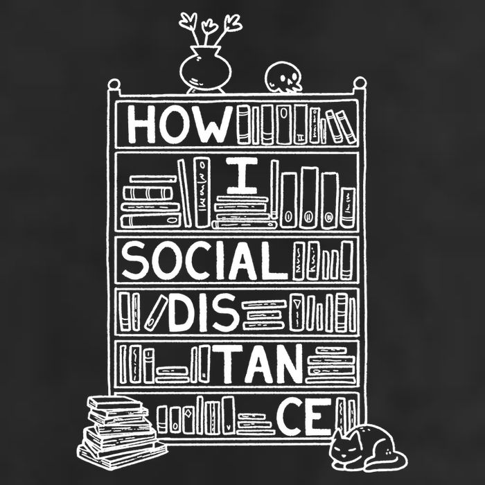 How I Social Distance Book Lover Cool Comfort Performance Bucket Hat
