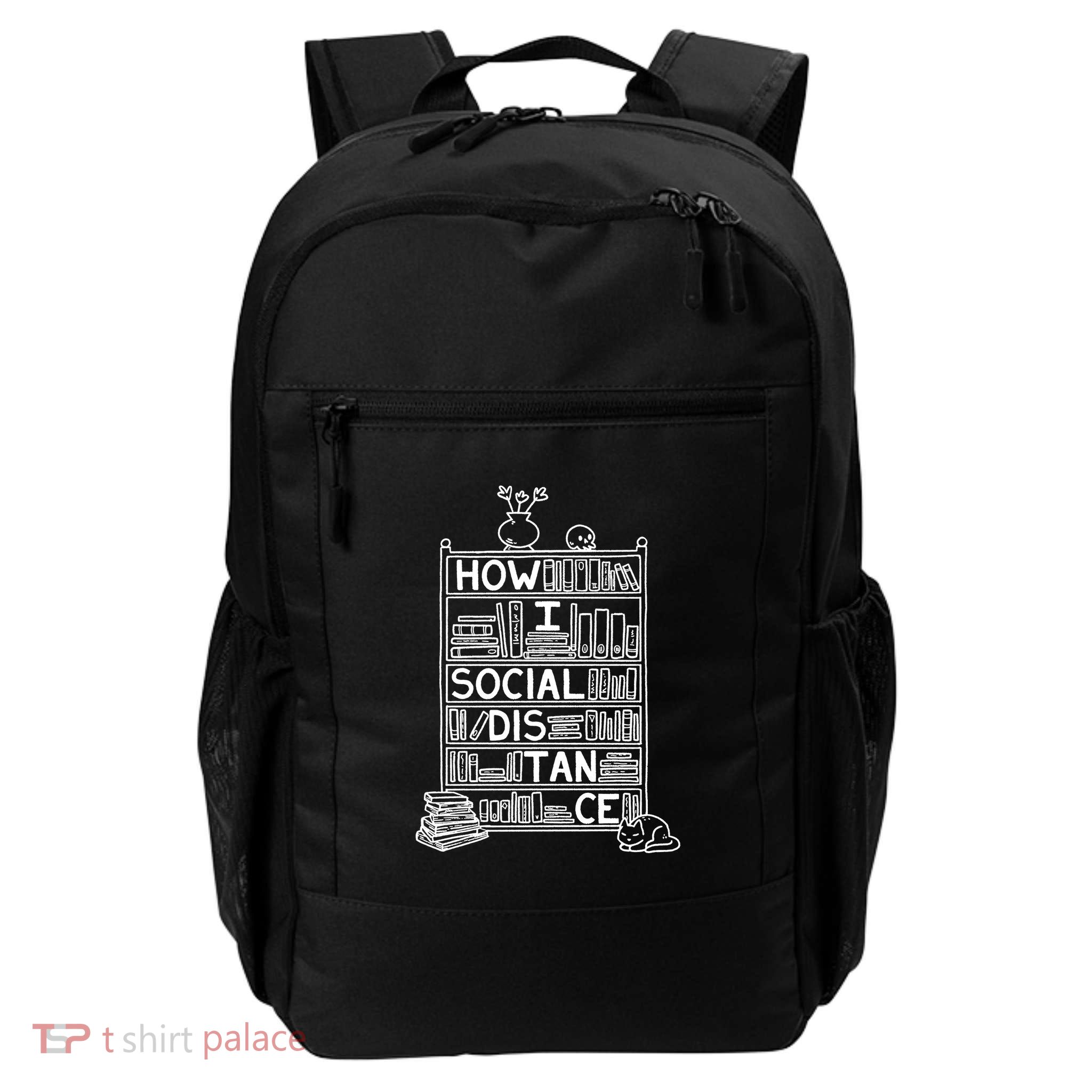 How I Social Distance Book Lover Daily Commute Backpack
