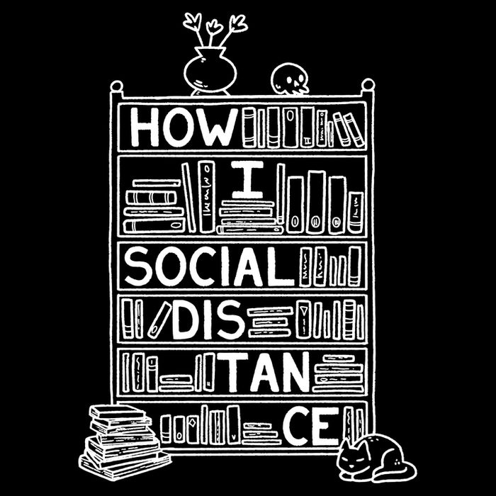 How I Social Distance Book Lover Flatbill Hat