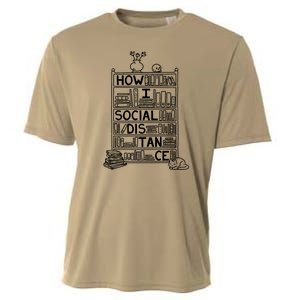 How I Social Distance Book Lover Cooling Performance Crew T-Shirt