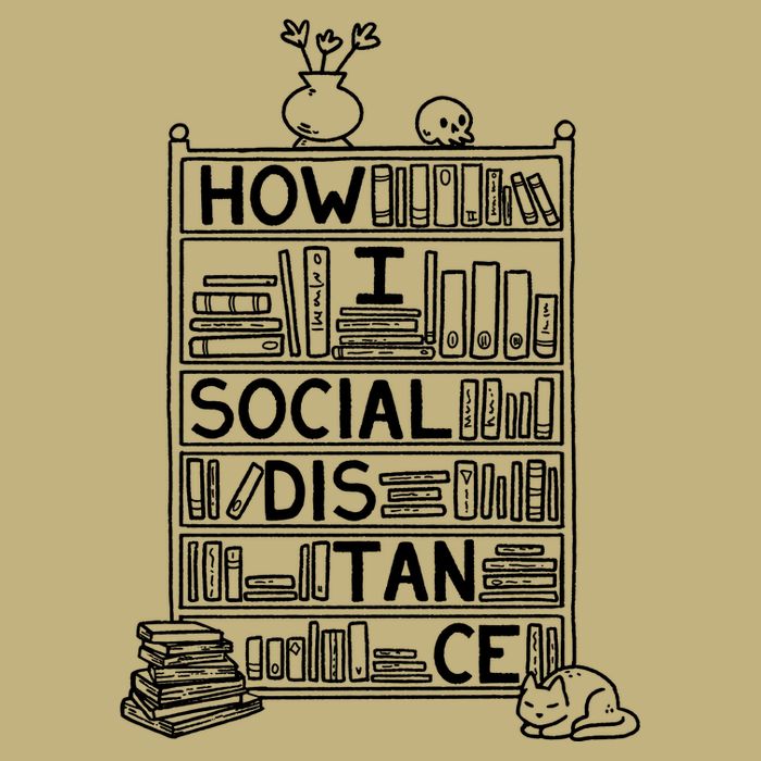 How I Social Distance Book Lover Sustainable Beanie