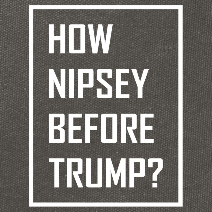 How Nipsey Before Trump? Cotton Canvas Backpack