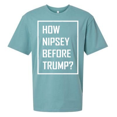 How Nipsey Before Trump? Sueded Cloud Jersey T-Shirt