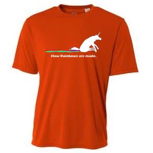 How Rainbows Are Made Unicorn Cooling Performance Crew T-Shirt