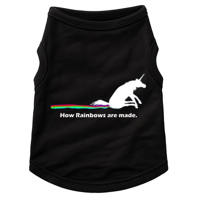 How Rainbows Are Made Unicorn Doggie Tank