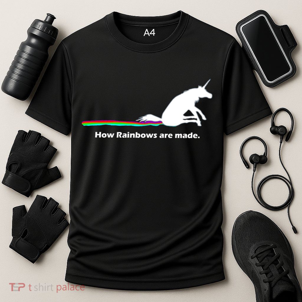 How Rainbows Are Made Unicorn Performance Shirt