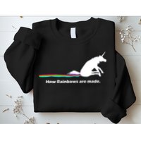How Rainbows Are Made Unicorn Sweatshirt