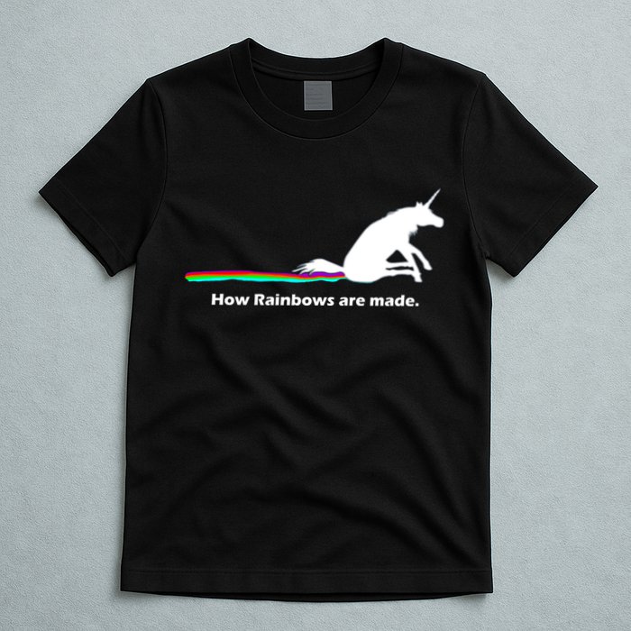 How Rainbows Are Made Unicorn T-Shirt