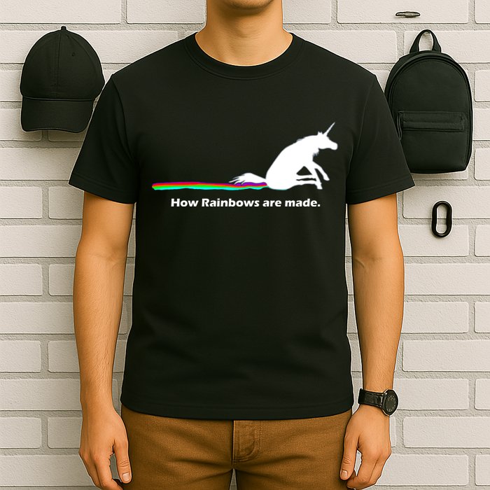 How Rainbows Are Made Unicorn T-Shirt