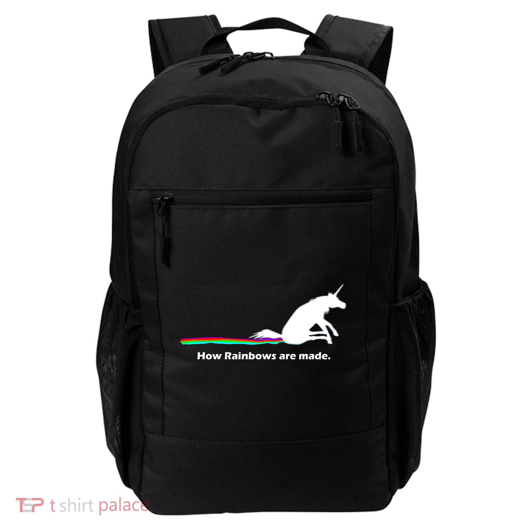 How Rainbows Are Made Unicorn Daily Commute Backpack