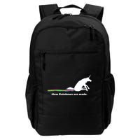 How Rainbows Are Made Unicorn Daily Commute Backpack