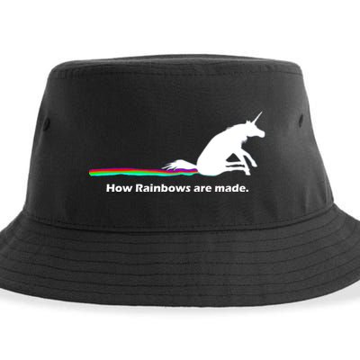 How Rainbows Are Made Unicorn Sustainable Bucket Hat