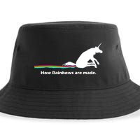 How Rainbows Are Made Unicorn Sustainable Bucket Hat