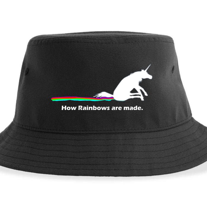 How Rainbows Are Made Unicorn Sustainable Bucket Hat