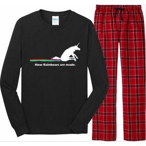 How Rainbows Are Made Unicorn Long Sleeve Pajama Set