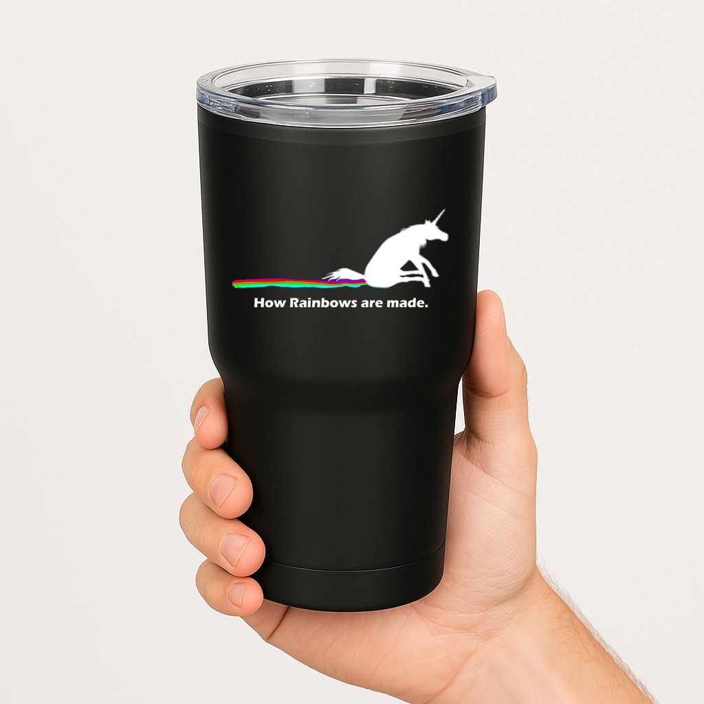 How Rainbows Are Made Unicorn Tumbler