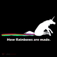 How Rainbows Are Made Unicorn Poster
