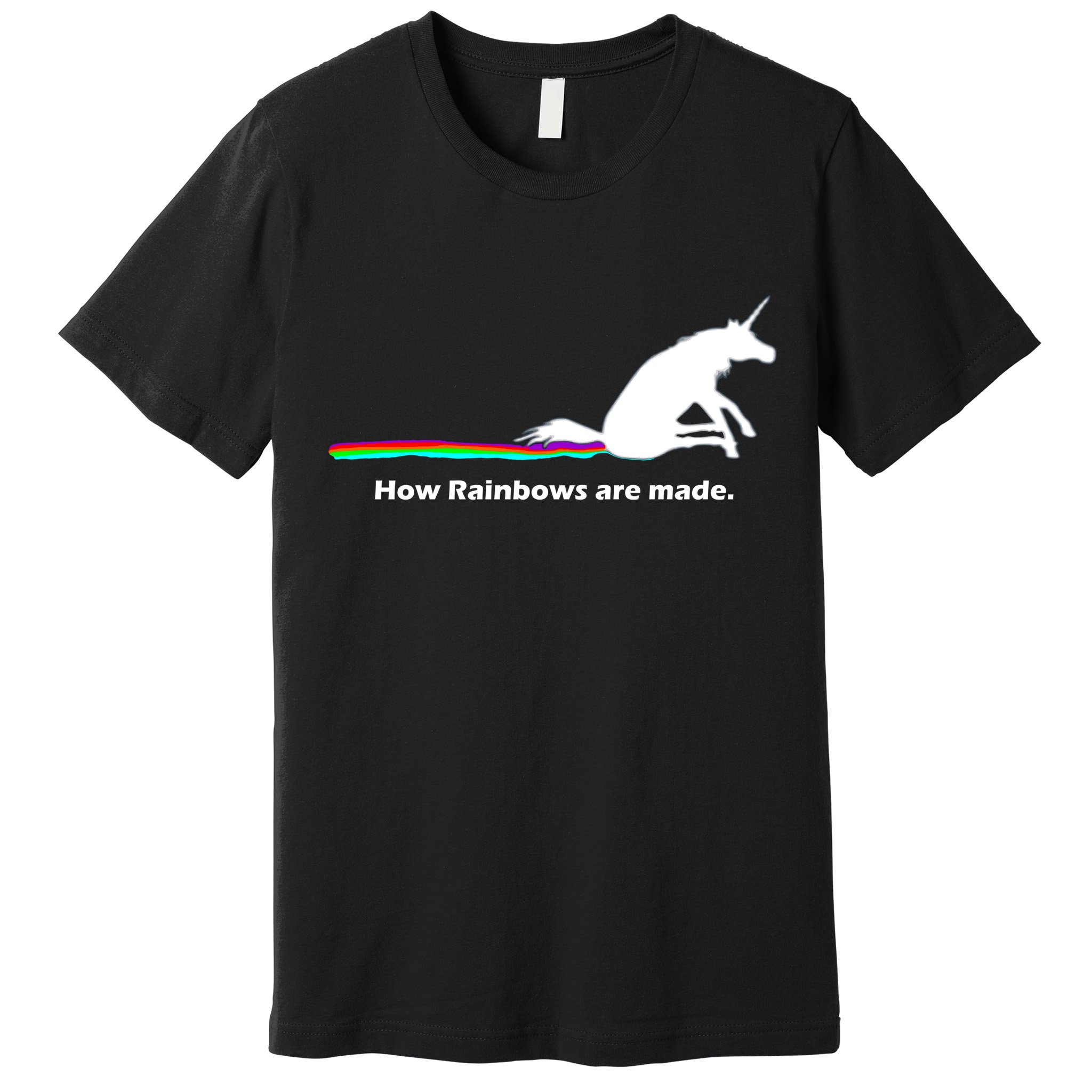 How Rainbows Are Made Unicorn Premium T-Shirt