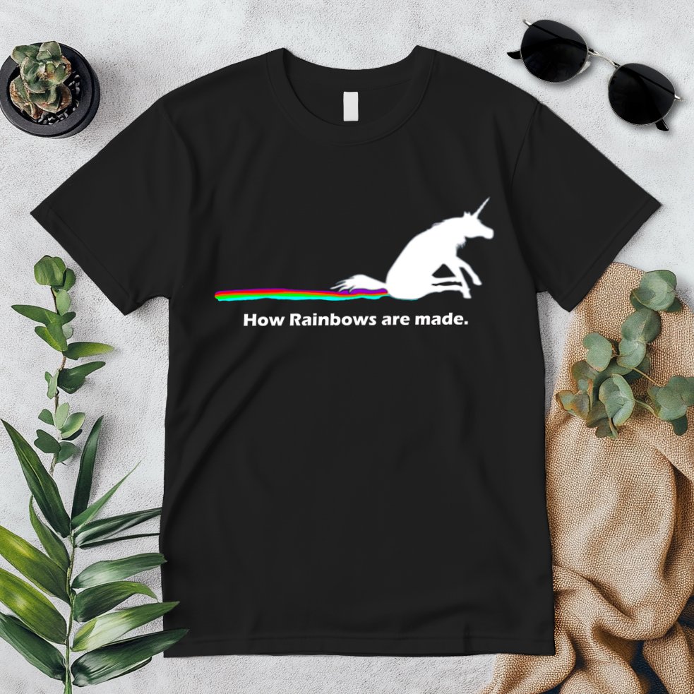 How Rainbows Are Made Unicorn Premium T-Shirt