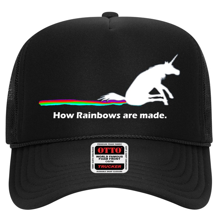 How Rainbows Are Made Unicorn Trucker Hat