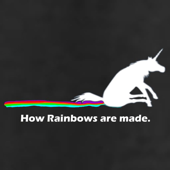 How Rainbows Are Made Unicorn Trucker Hat