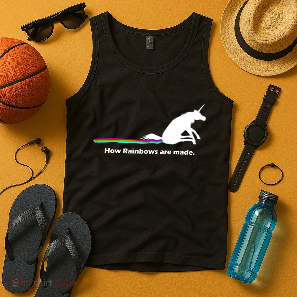How Rainbows Are Made Unicorn Tank Top