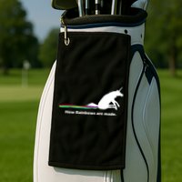 How Rainbows Are Made Unicorn Golf Towel