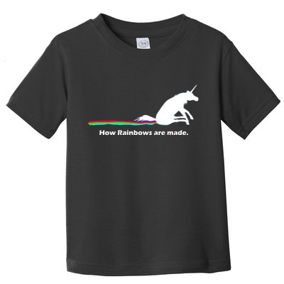 How Rainbows Are Made Unicorn Toddler T-Shirt