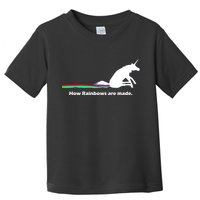 How Rainbows Are Made Unicorn Toddler T-Shirt