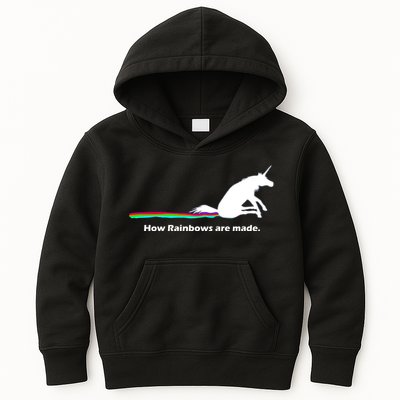 How Rainbows Are Made Unicorn Kids Hoodie