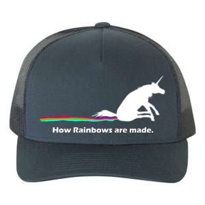 How Rainbows Are Made Unicorn Yupoong Adult 5-Panel Trucker Hat