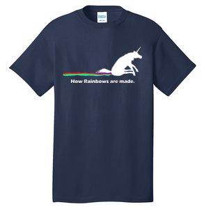 How Rainbows Are Made Unicorn Tall T-Shirt