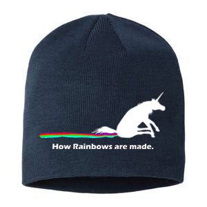 How Rainbows Are Made Unicorn Sustainable Beanie