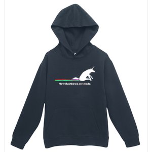 How Rainbows Are Made Unicorn Urban Pullover Hoodie