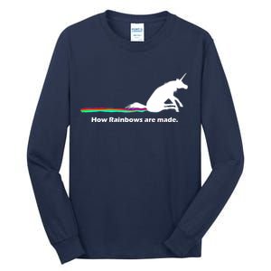 How Rainbows Are Made Unicorn Tall Long Sleeve T-Shirt