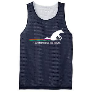 How Rainbows Are Made Unicorn Mesh Reversible Basketball Jersey Tank