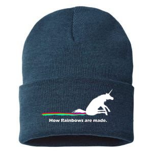 How Rainbows Are Made Unicorn Sustainable Knit Beanie