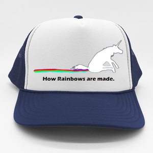 How Rainbows Are Made Unicorn Trucker Hat