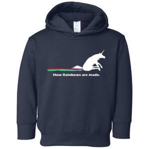 How Rainbows Are Made Unicorn Toddler Hoodie