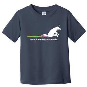 How Rainbows Are Made Unicorn Toddler T-Shirt