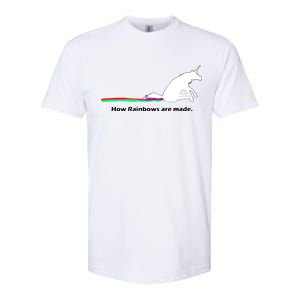 How Rainbows Are Made Unicorn Softstyle CVC T-Shirt