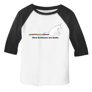 How Rainbows Are Made Unicorn Toddler Fine Jersey T-Shirt