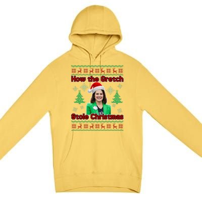 How The Gretch Stole Christmas Ugly Christmas Sweater Premium Pullover Hoodie