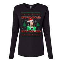 How The Gretch Stole Christmas Ugly Christmas Sweater Womens Cotton Relaxed Long Sleeve T-Shirt