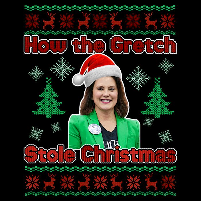 How The Gretch Stole Christmas Ugly Christmas Sweater Flexfit Unipanel Trucker Cap