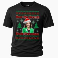 How The Gretch Stole Christmas Ugly Christmas Sweater Cooling Performance Crew T-Shirt