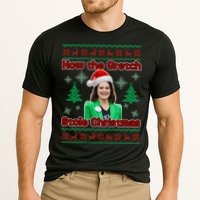 How The Gretch Stole Christmas Ugly Christmas Sweater Cooling Performance Crew T-Shirt