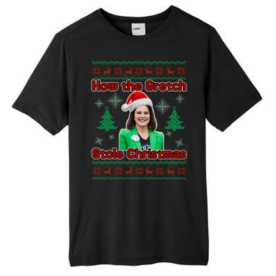 How The Gretch Stole Christmas Ugly Christmas Sweater Tall Fusion ChromaSoft Performance T-Shirt