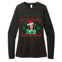 How The Gretch Stole Christmas Ugly Christmas Sweater Womens CVC Long Sleeve Shirt